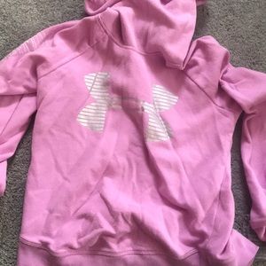 Pink Under Armour hoodie